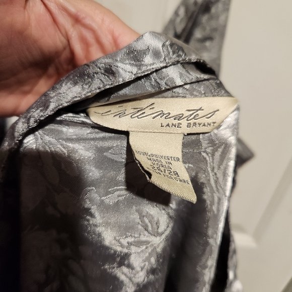 Vintage Lane Bryant intimates two piece slip satin chemise slip jacket Bridal - Picture 7 of 11